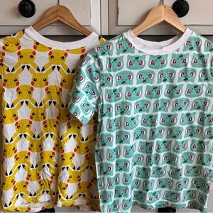 Hanna Pokemon T-shirt Bundle (Pikachu and Bulbasaur) in EUC